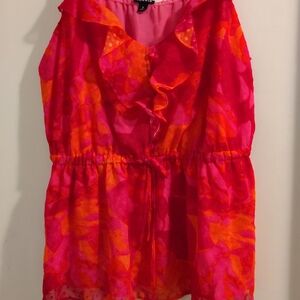 Torrid Pink and Orange Tank Top